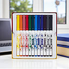 Набір фломастерів на водній основі з 12 кольорів в коробці 1630/12CB MARCO Упаковка 12 шт., фото 3