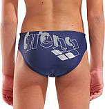Плавки-сліпи для хлопчиків Arena TALES SWIM BRIEFS синій, білий Діт 140 см, фото 2