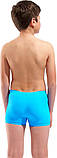 Плавки-шорти для хлопчиків Arena KIKKO V SWIM SHORT GRAPHIC блакитний, білий Діт 152 см, фото 2