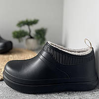 Калоші високі жіночі утепленні напівчоботи з піни ева чорні галоші для жінок EVA зимові калоші 37-41