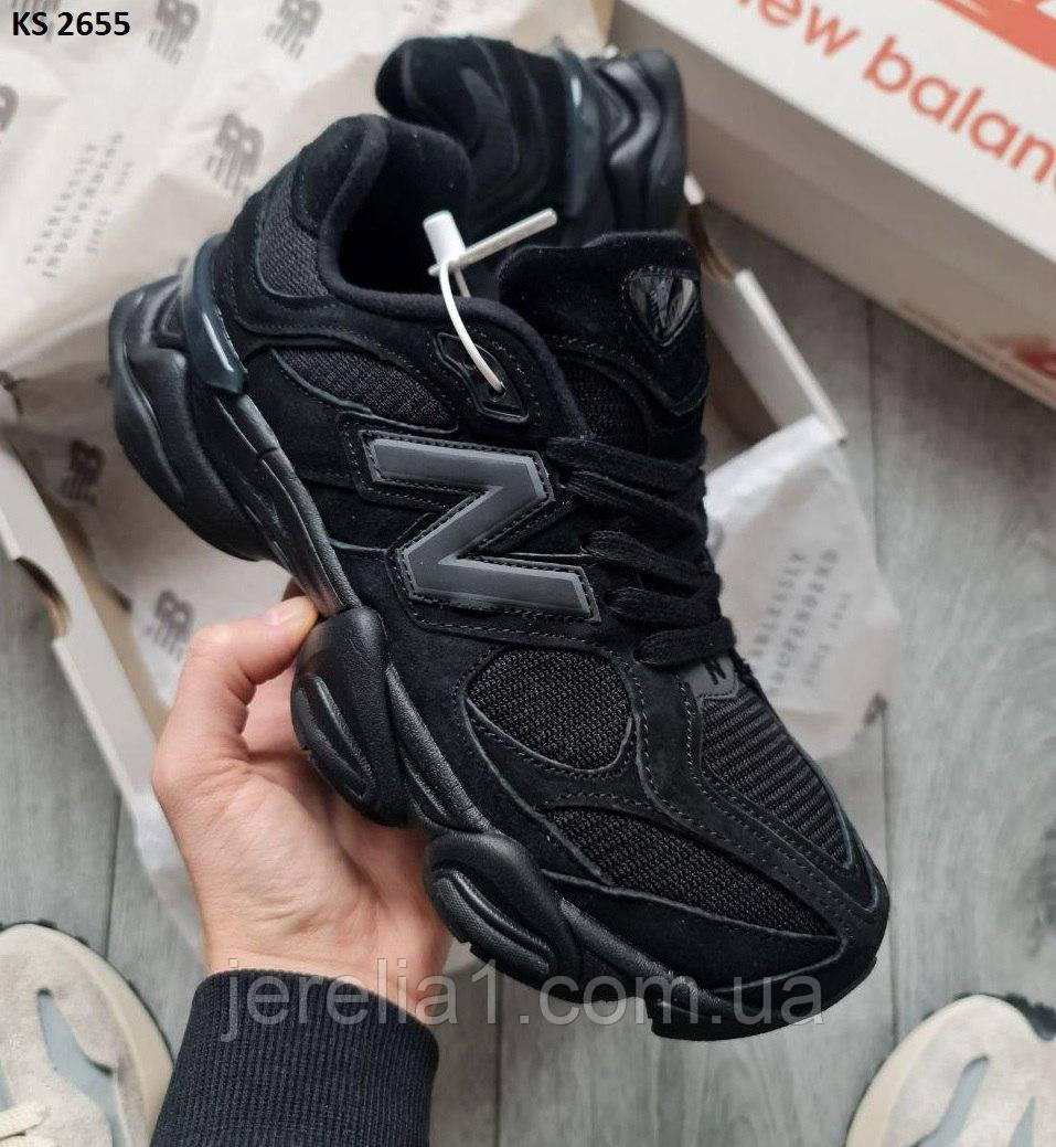 Кросівки New Balance 9060 Total Black, фото 1