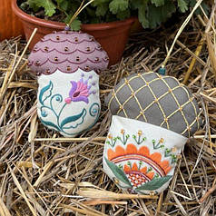 Набір для створення вишитої іграшки "Жолуді", 9х12 см, 2 шт