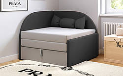 Чорне Ліжко-Крісло "Малятко": Стиль та максимальна економія простору