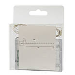 Світлодіодна гірлянда на батарейках, 1 м, 20 л, холодний білий, батарейки 3АА, IP20 (720544), фото 3