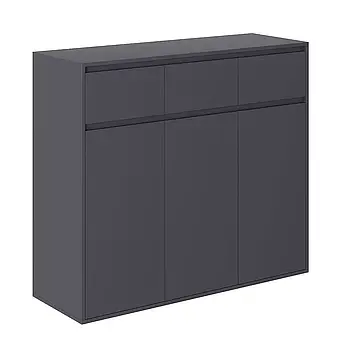 Комод на 6 ящиків у спальню Light Графіт