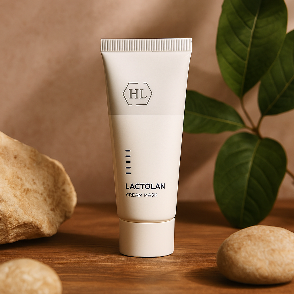Поживна відновлююча крем-маска CREAM MASK LACTOLAN HOLY LAND 70 мл регенеруюча для всіх типів шкіри, фото 1