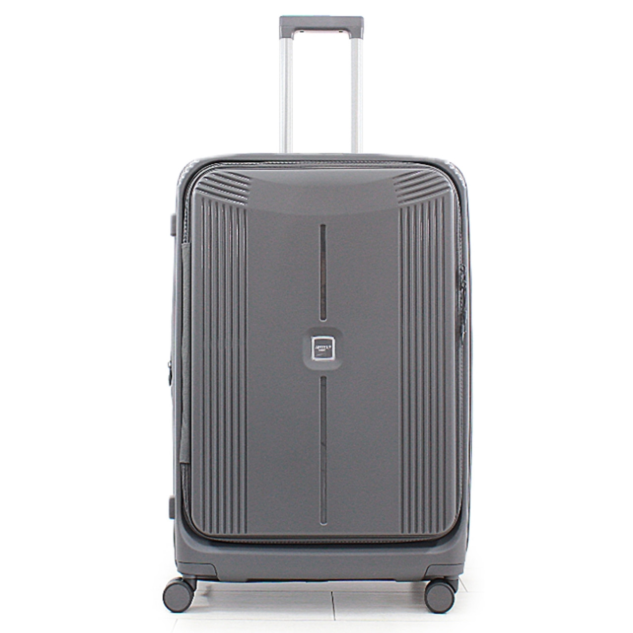 Валіза велика L поліпропілен сіра 76х53х31+5/129л/5.4кг/Airtex 647, фото 1