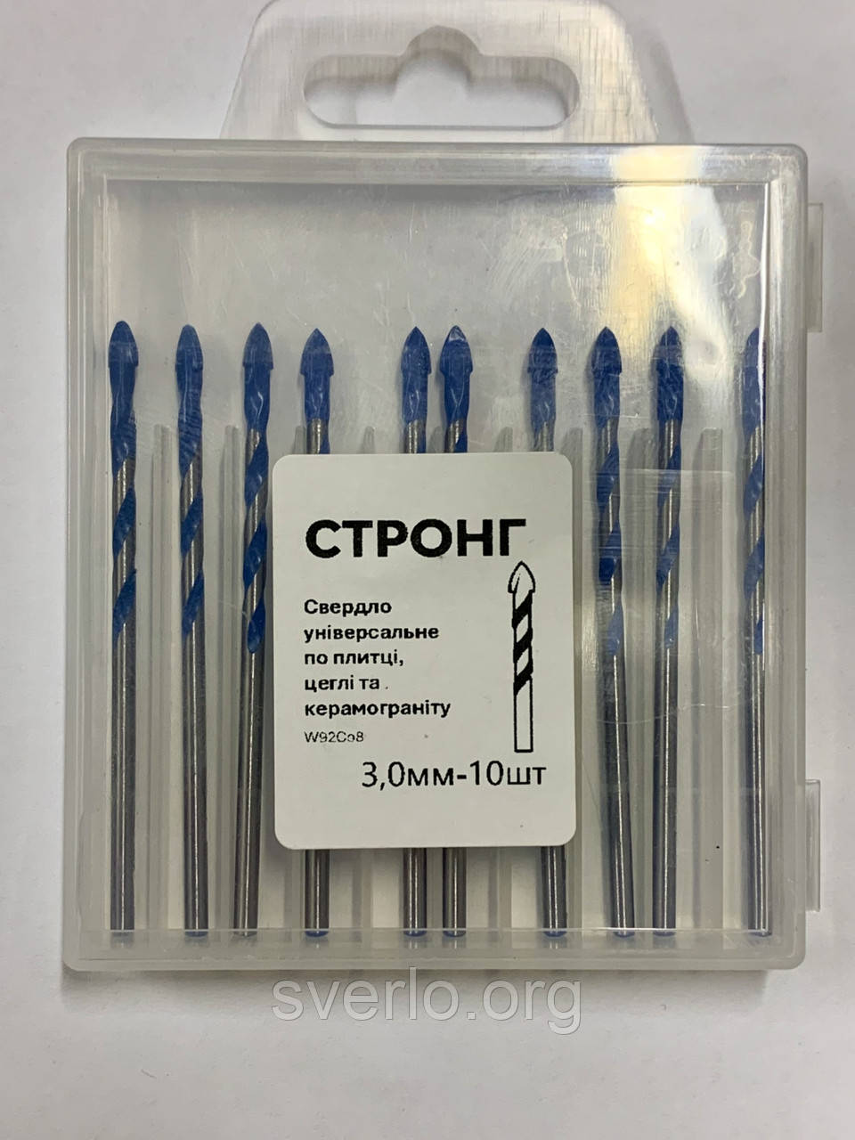 Свердло універсальне по бетону та кераміці 3/60 мм, фото 1