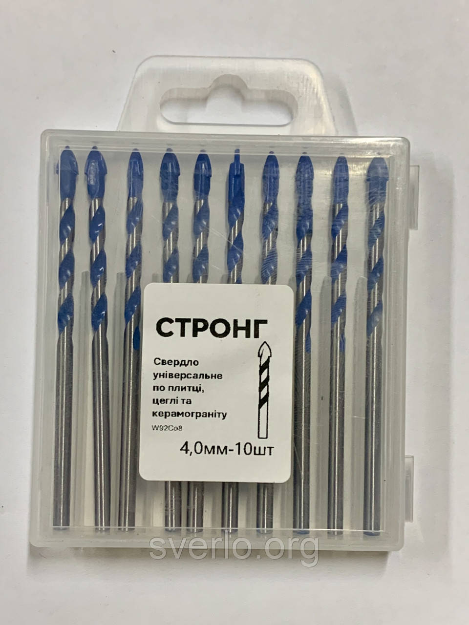 Свердло універсальне по бетону та кераміці 4/75 мм, фото 1