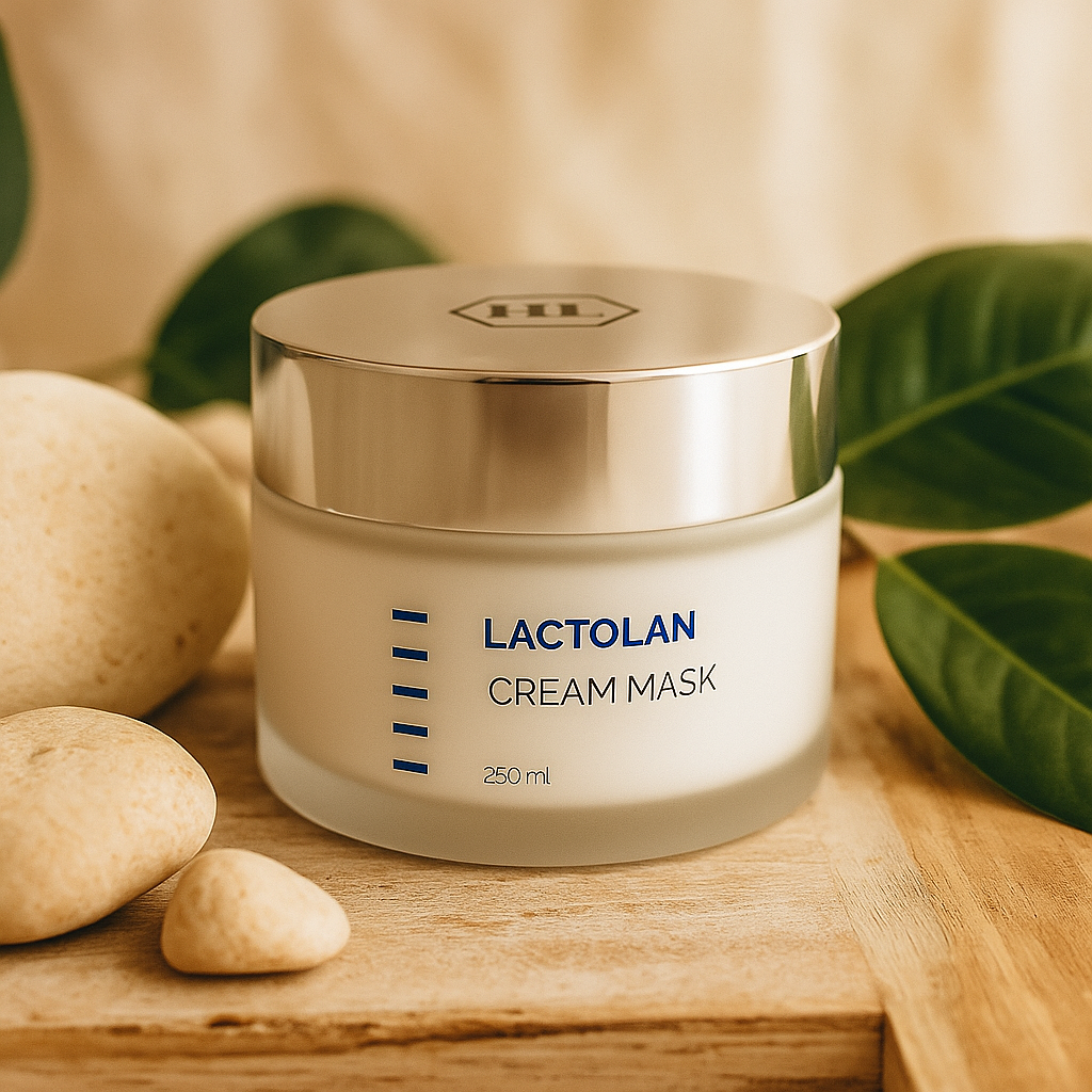 Поживна регенеруюча крем-маска для всіх типів шкіри CREAM MASK LACTOLAN HOLY LAND 250 мл, фото 1