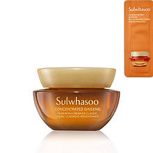 Потужний антивіковий крем для обличчя із висококонцентрованим женьшенем Sulwhasoo Concentrated Ginseng Renewing Cream 1 ml