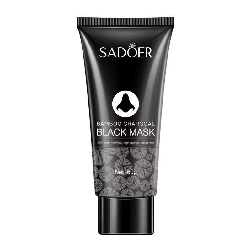 Маска-плівка для обличчя SADOER Bamboo Charcoal для очищення шкіри від чорних цяток 60 г