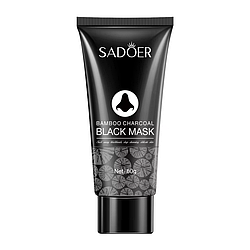 Маска-плівка для обличчя SADOER Bamboo Charcoal для очищення шкіри від чорних цяток 60 г