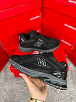 Чоловічі зимові кросівки New Balance 1906R Fur  Black Grey, черевики спортивні текстиль замша на хутрі. Чоловіче взуття