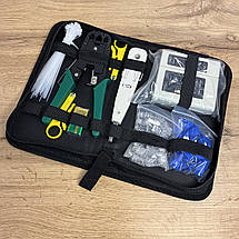 Набір інструментів для обтискання та тестування мережевих кабелів RJ45/RJ11 (20), фото 3