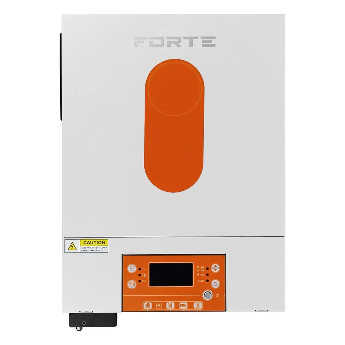 Інвертор гібридний сонячний Forte Axpert VM3-6000 TWIN, 6 кВт, 230 В, 48 В, Wi-Fi, фото 1