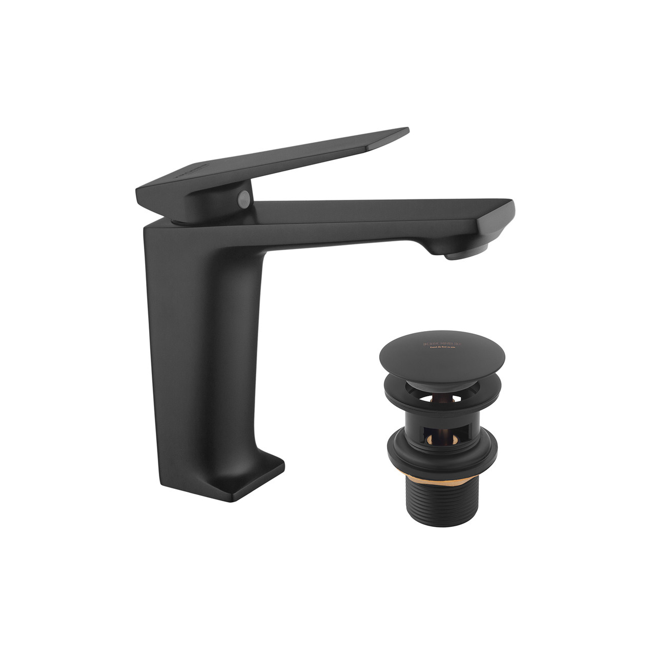 Змішувач для раковини Kroner KRP Ersel - SCH0111BV з донним клапаном, фото 1