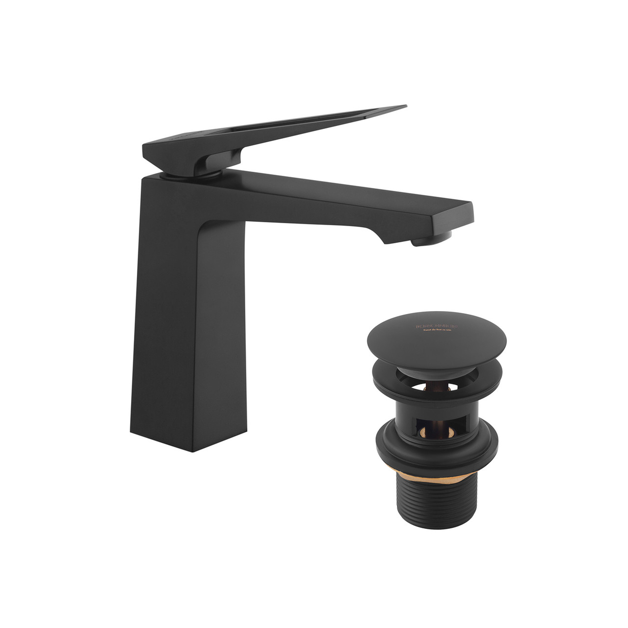 Змішувач для раковини Kroner KRP Ersel - SCH0110BV з донним клапаном, фото 1