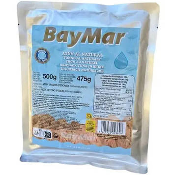 Тунець BayMar в власному соці 500 г (пакет)