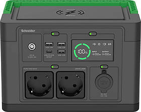 Станція для зарядки гаджетів Scheneider S12321 620 Вт/год надійна зарядна станція для дому