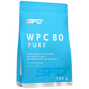 Сироватковий протеїн SFD Nutrition WPC 80 Pure 700 г (23 порц.) без вкуса