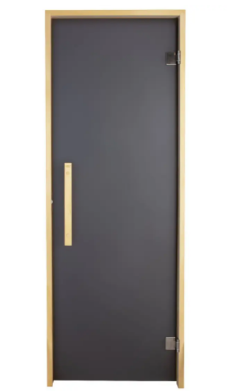 Двері для лазні та сауни Tesli Lux Graphite 2000 x 700