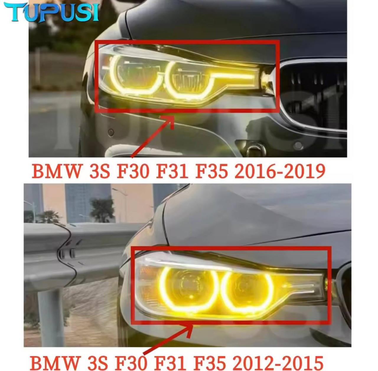 Плата денних ходових вогнів жовті BMW 3 F30 F31 F34 F35 GT Плата світла ДХО нова БМВ Ф30 Ф35 Ф34 Ф31, фото 1