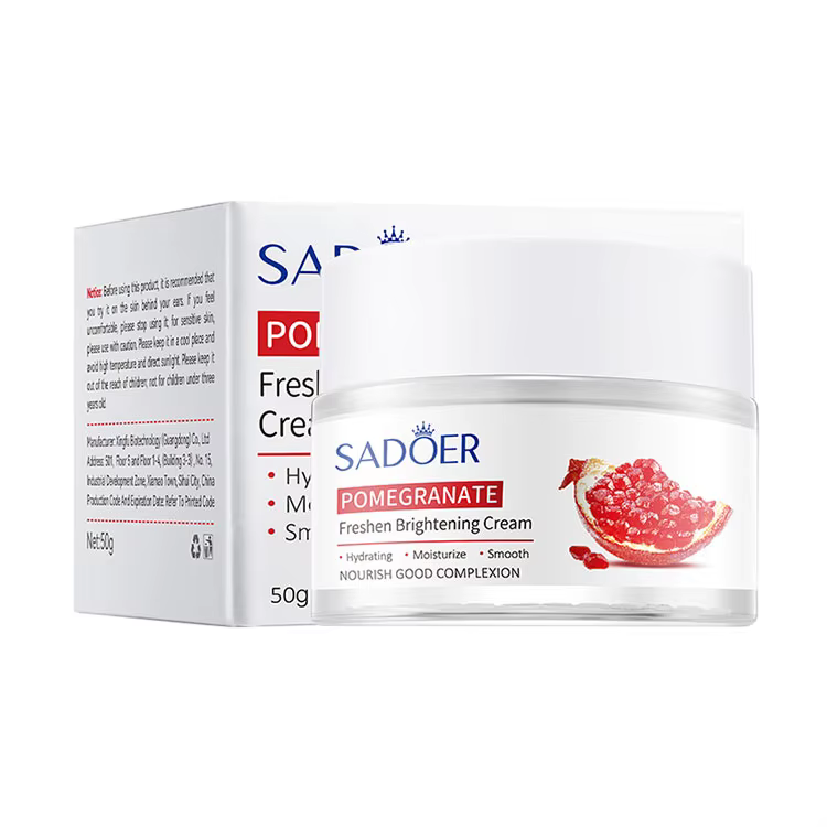 Крем для обличчя SADOER Pomegranate Fresh просвітлювальний 50 г