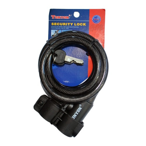 Замок велосипедний Tonyon з кріпленням 12х1500 мм (TY505), фото 1