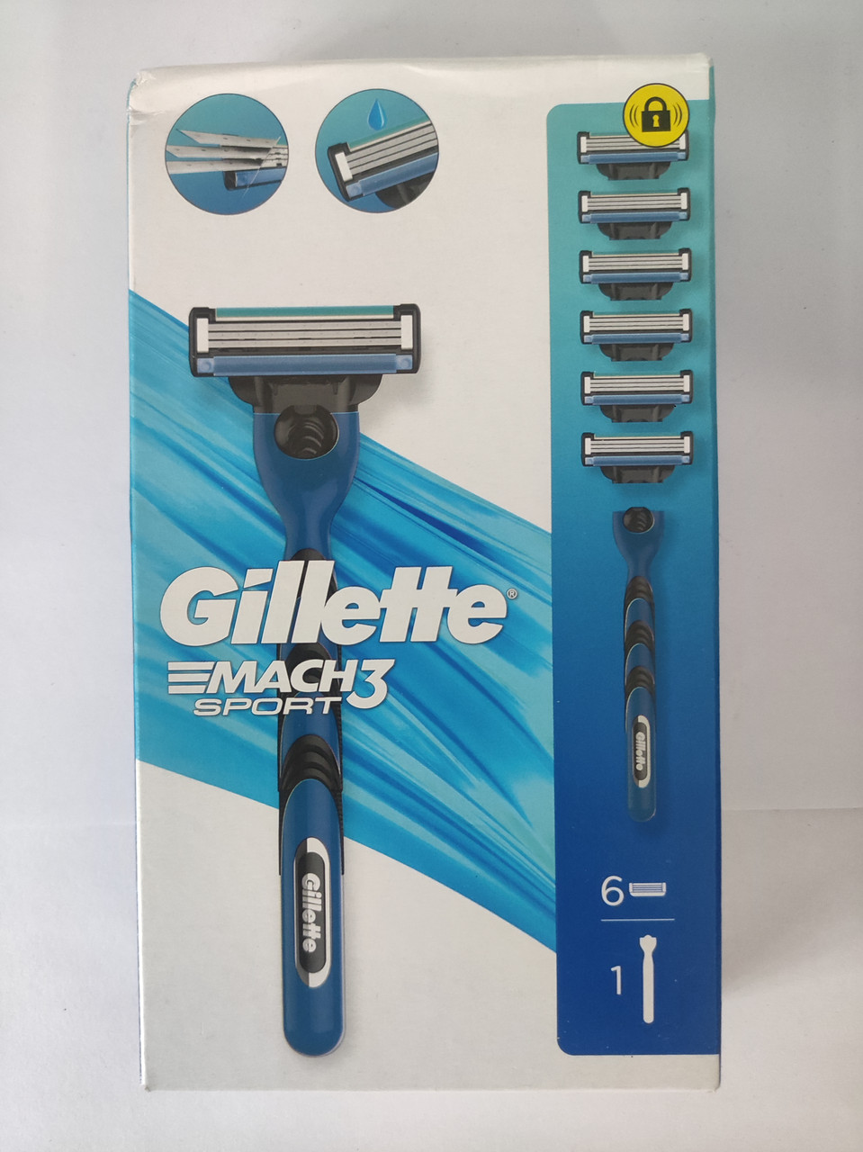 Набір для гоління чоловічий Gillette Mach 3 ( Верстат + 6 касет )