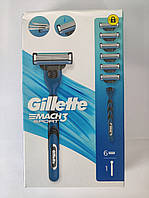 Набір для гоління чоловічий Gillette Mach 3 SPORT( Верстат + 6 касет )