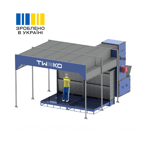 Фарбувальний пост з водної фільтрацією FPH, фото 1