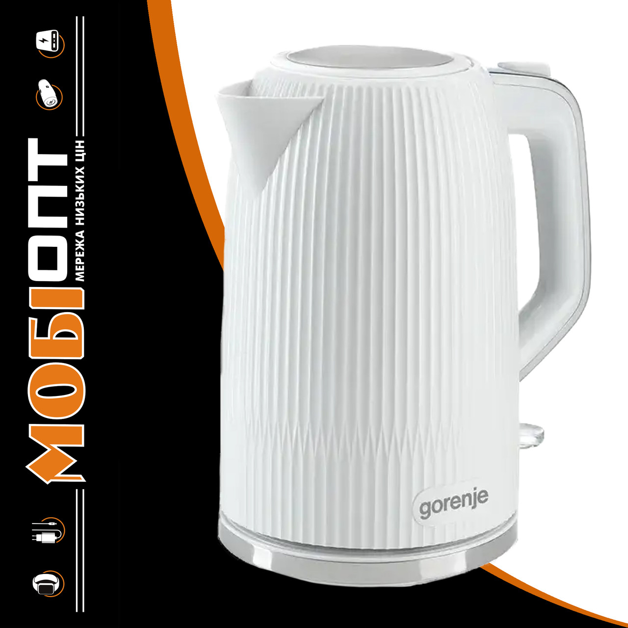 Електрочайник Gorenje K17DPW (KE01312A-GS) UA