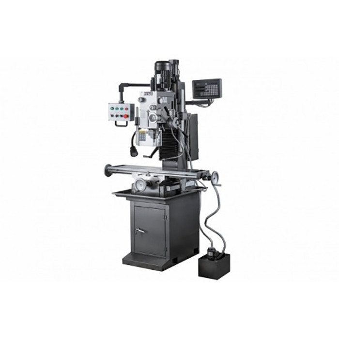 Фрезерно-свердлильний станок редукторний з авто подачею пінолі шпинделя (400B) 1.1/1.5 кВт JET JMD-50LPFD, фото 1