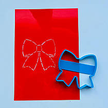 3D-формочки-вирубки для пряників "Бантик 4 "