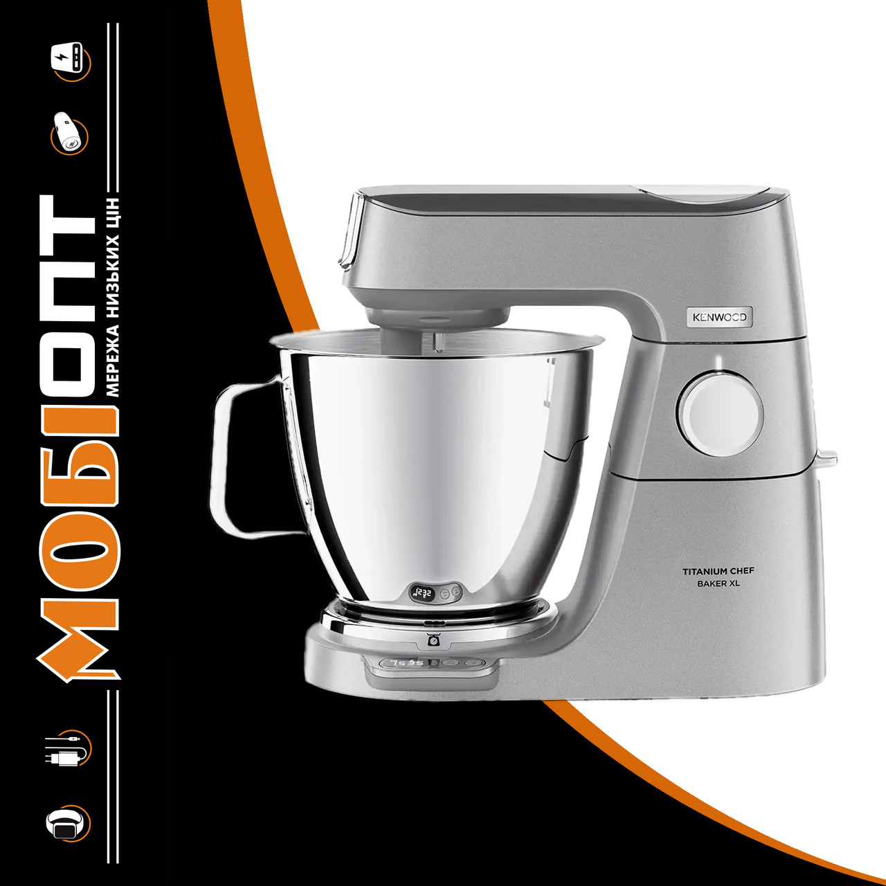 Кухонна машина Kenwood Titanium Chef Baker XL KVL85.704SI Stainless steel UA