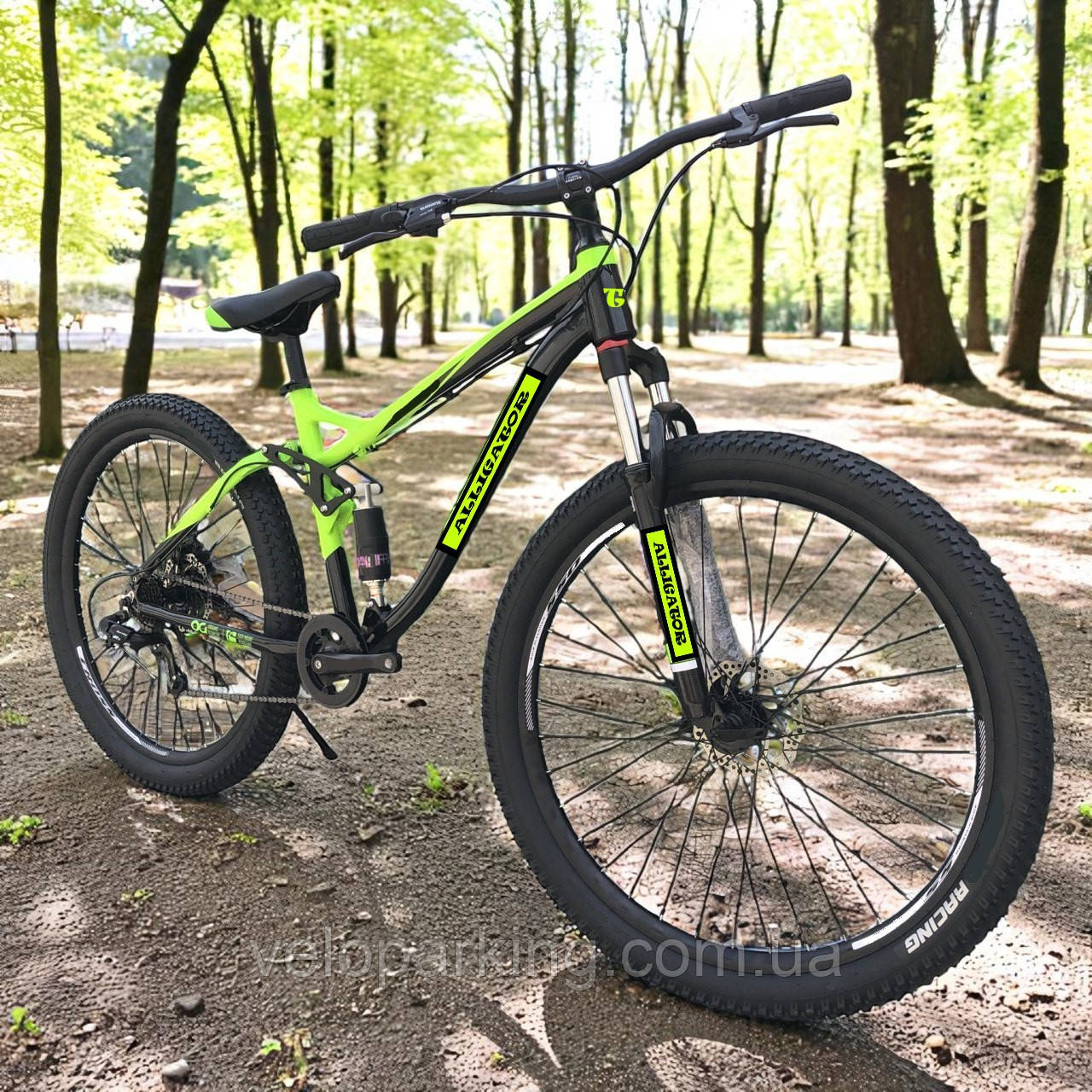 Велосипед позашляховик двопідвіс найнер фетбайк Alligator 29/3.0 (2024) new фетбайк