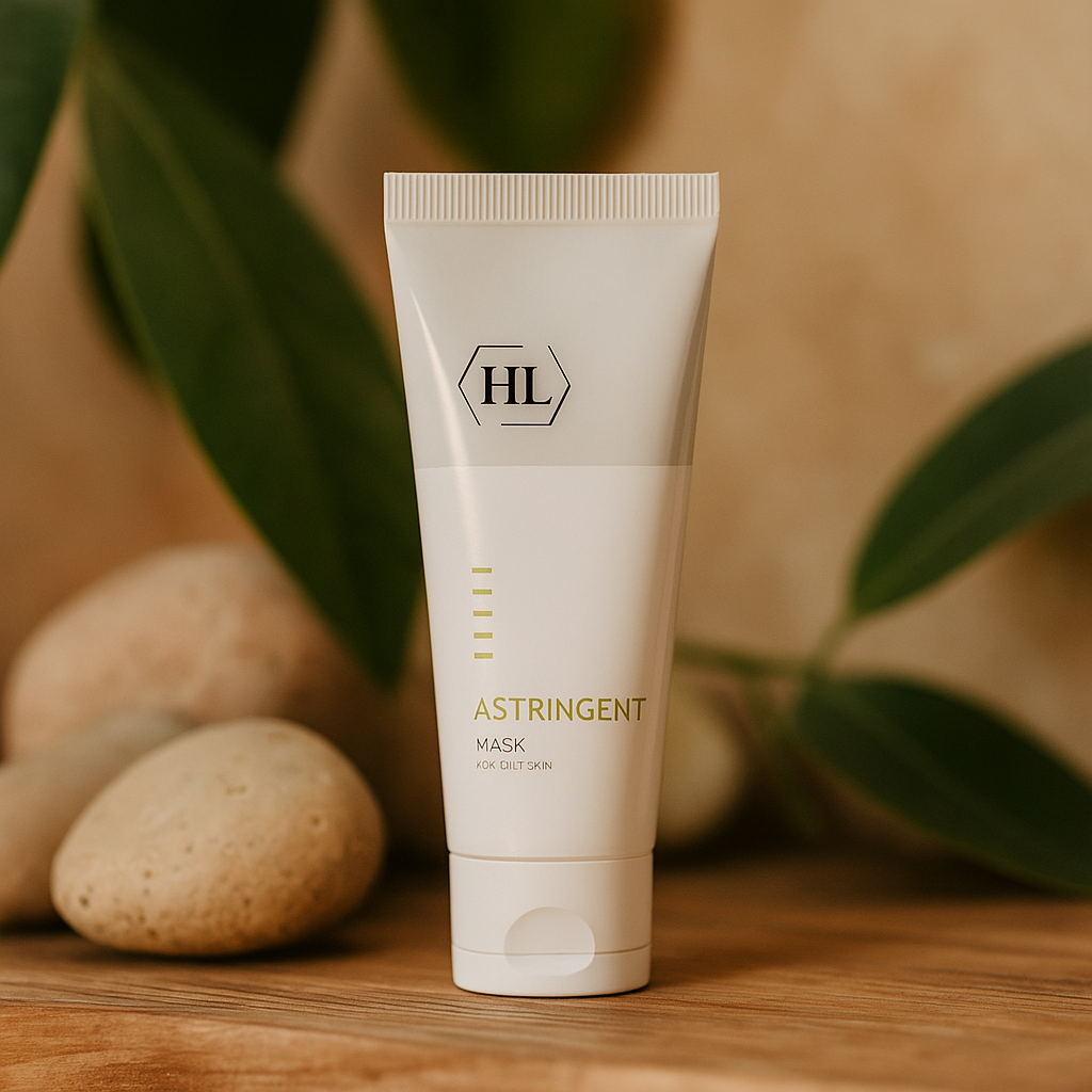 Скорочувальна маска для жирної, нормальної та комбінованої шкіри обличчя ASTRINGENT MASK HOLY LAND 70 мл, фото 1