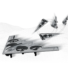 Дитячий літак на пульті радіокеруванні B-2 Spirit акумуляторний 40 см Сірий, фото 2