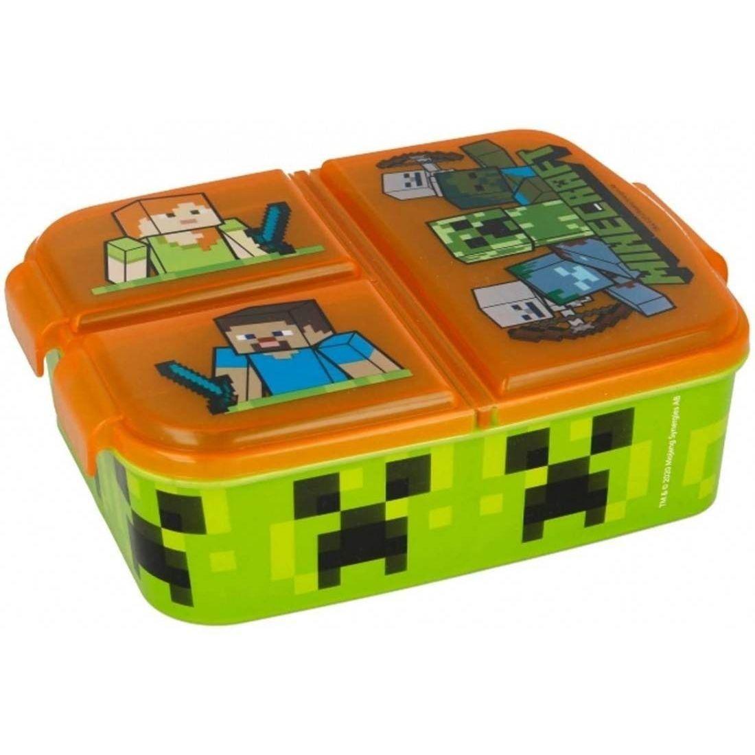Ланчбокс Minecraft із трьома відділеннями, фото 1