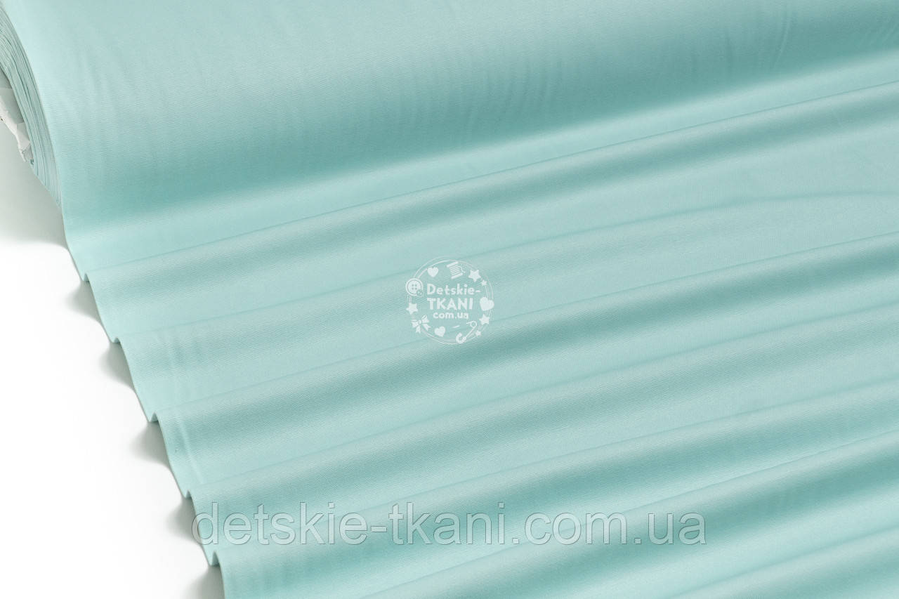 Однотонна тканина Duck колір тіффані, фото 1