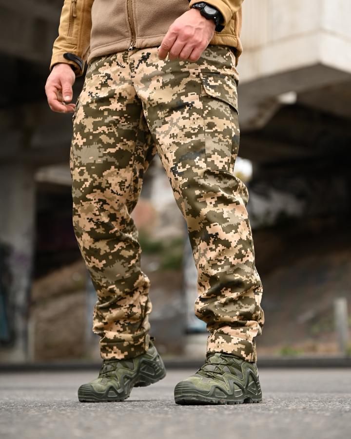 Зимові штани на флісі піксель ВТ6816, фото 1