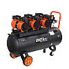Безмасляний компресор KRAFT&DELE KD1394 100 л 3 x 1500 Вт безмасляний компресор для гаража, фото 3