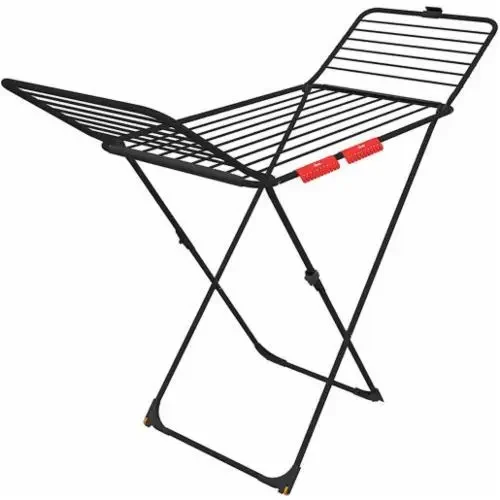 Підлогова сушарка для білизни Vileda King Ultimate, Німеччина (сталь + алюміній, 174 см, колеса, фіксатори, 2 тримачі для дрібниць, фото 1