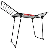 Підлогова сушарка для білизни Vileda King Ultimate, Німеччина (сталь + алюміній, 174 см, колеса, фіксатори, 2 тримачі для дрібниць, фото 2