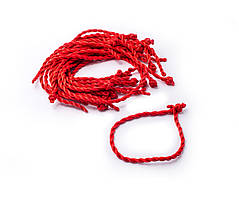 Браслет оберіг червона нитка на руку