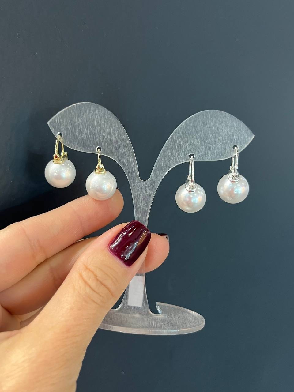 Сережки з перлами срібло 925, фото 1