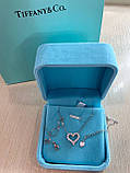 Тіффані підвіска сердечко срібло 925, фото 5