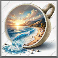 Схема під вишивку бісером "Чашка-мрія 3"