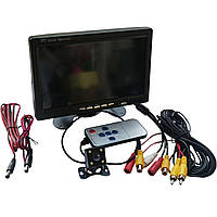 Комплект: Камера заднього виду з підсвічуванням + TFT Монітор 7" (універсальний)